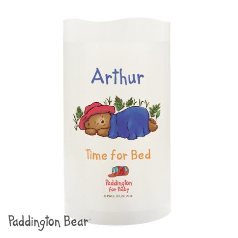 Personalised Paddington Bear For Baby LED Candle £10.99